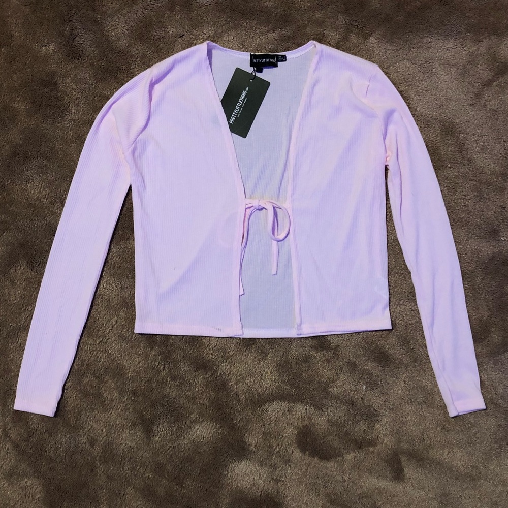 Pretty little thing pink tie-top
